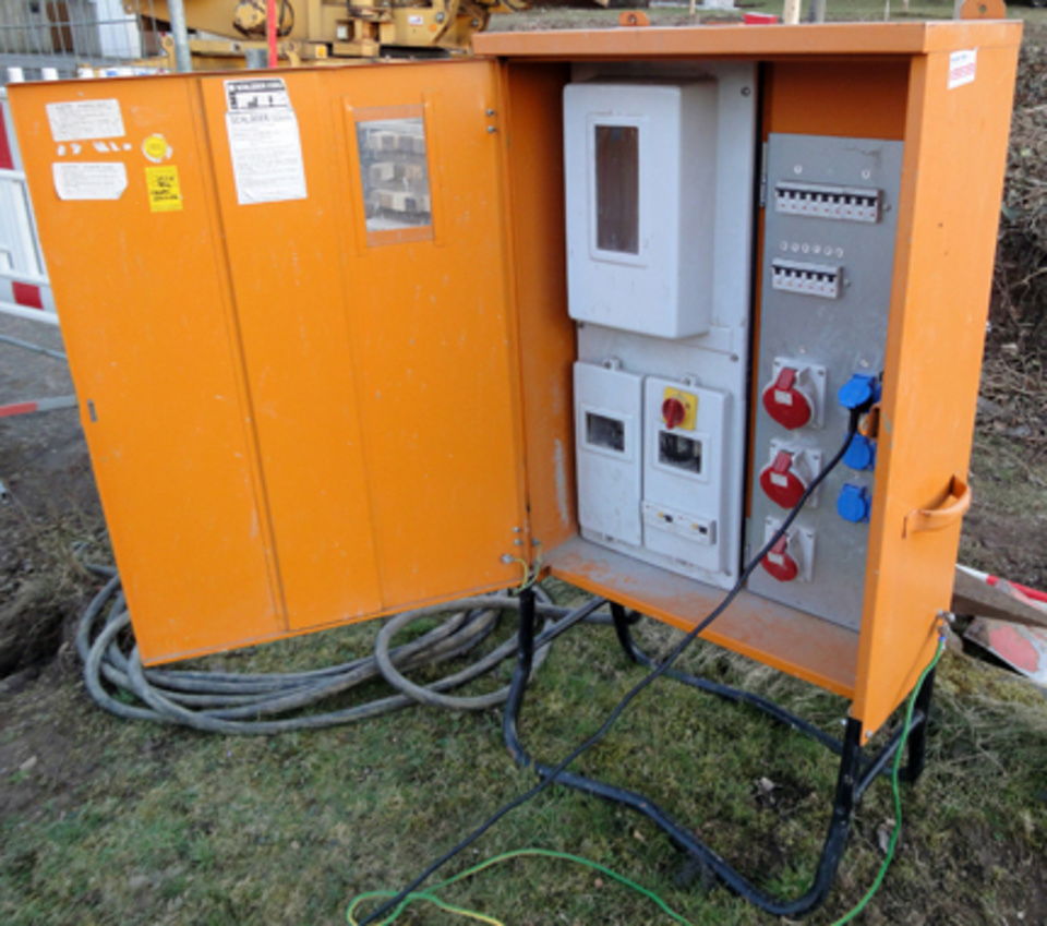 Baustromkasten bei Elektrotechnik Weber in Bad Brückenau
