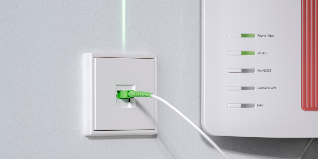 Die neuen Glasfaser-Anschlussdosen bei Elektrotechnik Weber in Bad Brückenau