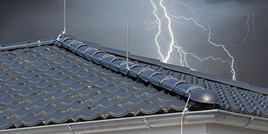 Äußerer Blitzschutz bei Elektrotechnik Weber in Bad Brückenau